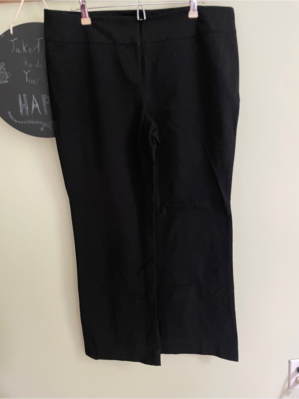 Kenneth Cole New York Black Women's Trousers - Classic Straight